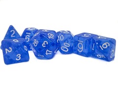 DICE 7 GLITTER WHITE/BLUE