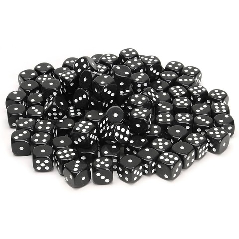 DICE 7 CIRCULAR BLACK