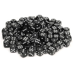 DICE 7 CIRCULAR BLACK