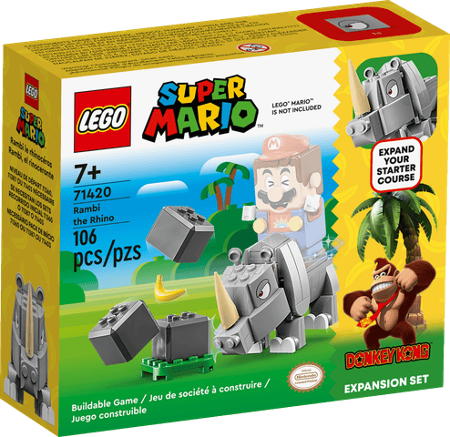 Super Mario Rambi the Rhino Expansion Set