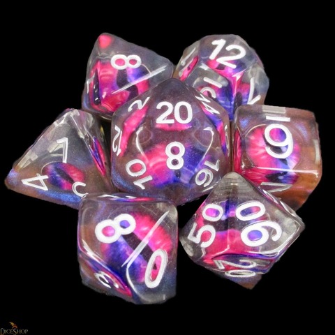 DICE 7 DEMON EYE ORANGE