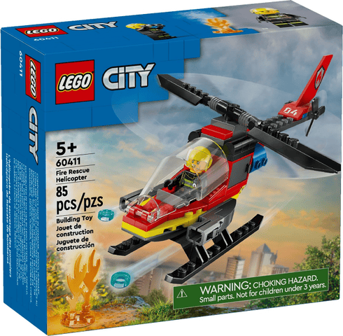 LEGO City Fire Rescue Helicopter #60411