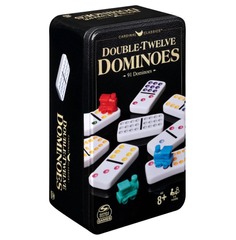 DOUBLE-TWELVE DOMINOES TIN