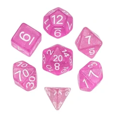 DICE 7 GLITTER MINI PINK