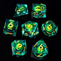 DICE 7 ACRYLIC CLOUD GREEN