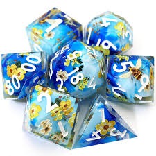 DICE 7 ANIMAL BEE + FLOWER