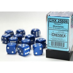 D6 X 12 OPAQUE BLUE