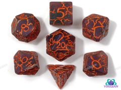 DICE 7 CRACKLE PURPLE/ORANGE