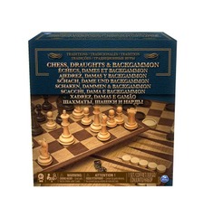 PLASTIC CHESS/CHEKERS SMALL