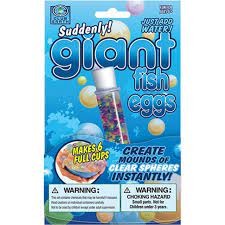 SUDDENLY GIANT FISH EGGS