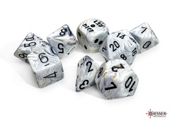 DICE 7 CRACKLE WHITE