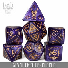 DICE 7 FIGHTER PURPLE