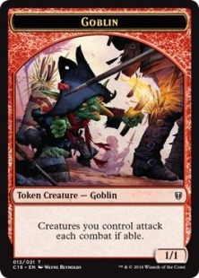 Goblin 1/1 token Goblin spymaster (set aléatoire)