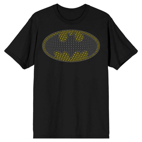 TSHIRT BATMAN LOGO MESH L