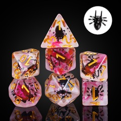 DICE 7 ANIMAL BLACK SPIDER