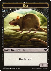 Rat Token 1/1 Deathtouch (set aléatoire)