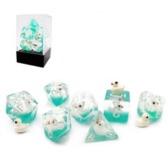 DICE 7 DUCKS WHITE