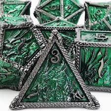 DICE 7 METAL DRAGON NICKEL