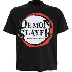 TSHIRT DEMON SLAYER LOGO L