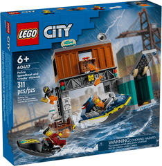 LEGO City  Police Speedboat and Crooks' Hideout #60417