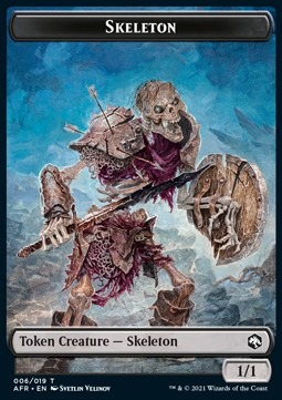 Skeleton Token 1/1 Token (set Aleatoire)