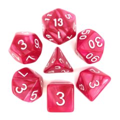 HD DICE 7 PEARL ROSE RED