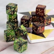 DICE 8D6 PLUS & MINUS COUNTER