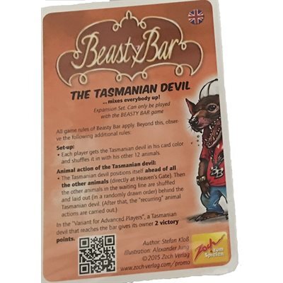 BG BEASTY BAR THE TASMANIAN DE