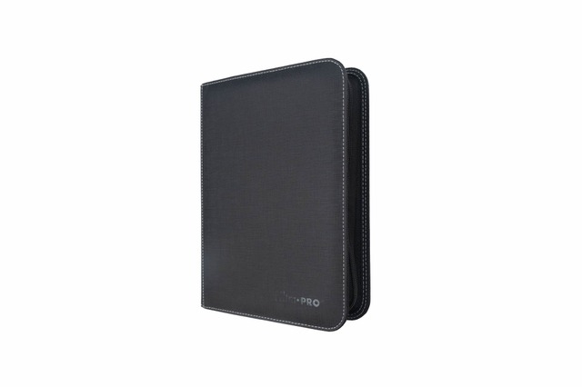 BINDER 4PKT ZIP TOP LOADER BLACK