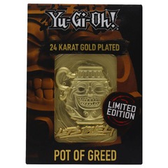 YGO 24K GOLD PLATE POT OF GREED