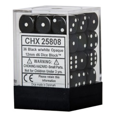 D6 X 36 OPAQUE BLACK