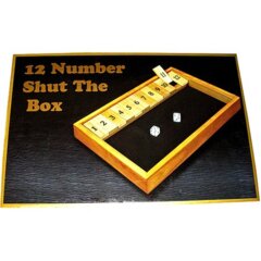 SHUT THE BOX WOOD BOX