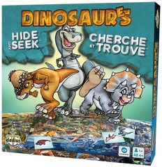 HIDE AND SEEK DINOSAURES BILINGUE