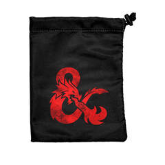 DICE BAG BLACK D&D