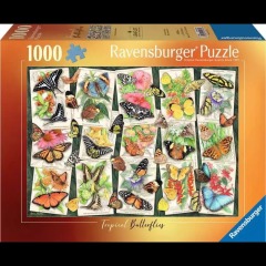 PUZZLE 1000 TROPICAL BUTTERFLIES