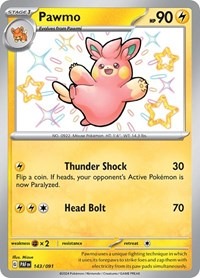 Pawmo - 143/091 - Paldean Fates
