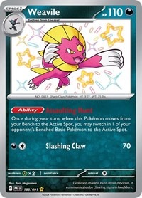 Weavile - 183/091 - Paldean Fates