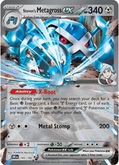 Steven's Metagross ex - 145/182 - Double Rare - Destined Rivals