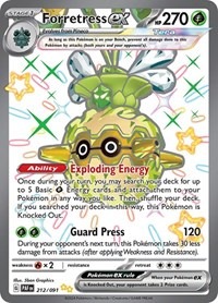 Forretress ex - 212/091 - Paldean Fates