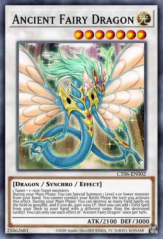 Ancient Fairy Dragon - RA01-EN030 - Platinum Secret Rare - 1st Edition