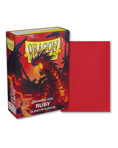 Ruby - Japanese 60 Count Matte - Dragon Shield