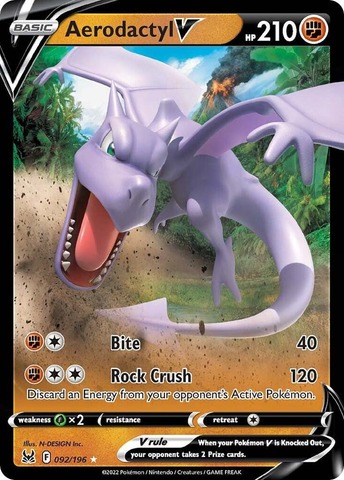Aerodactyl V (178/196) Lost Origin