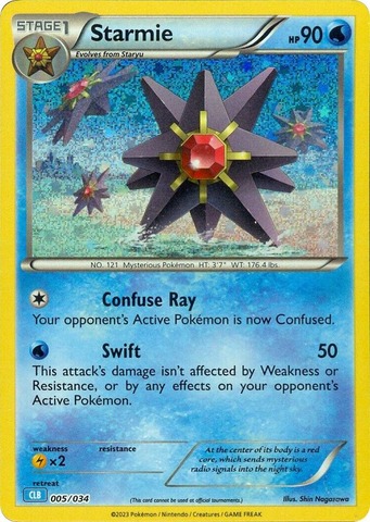 Starmie - 005/034 - Trading Card Game Classic