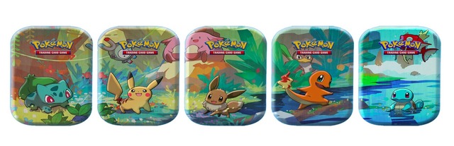 Kanto Friends Mini Tin Art Set (5 Tins)