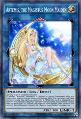 Artemis, the Magistus Moon Maiden - RA01-EN049 - Quarter Century Secret Rare - 1st Edition