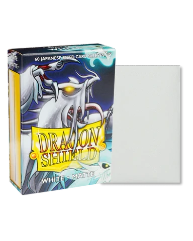 White - Japanese 60 Count Matte - Dragon Shield