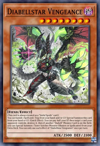 Diabellstar Vengeance - ALIN-EN011 - Secret Rare - 1st Edition