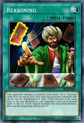 Reasoning - RA01-EN052 - Quarter Century Secret Rare - 1st Edition
