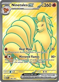 Ninetales ex - 186/165 - Scarlet & Violet 151