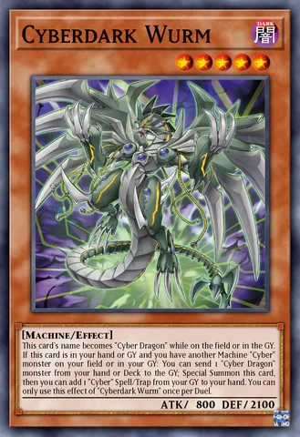 Cyberdark Wurm - ALIN-EN027 - Ultra Rare - 1st Edition